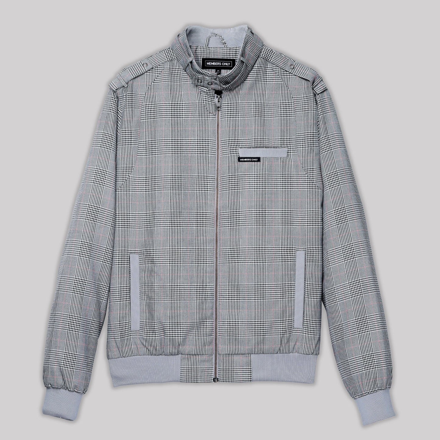 Men's Anderson Glen Plaid Iconic Racer Jacket