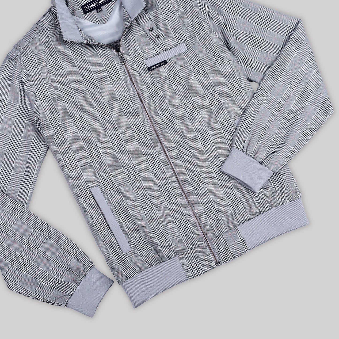 Men's Anderson Glen Plaid Iconic Racer Jacket