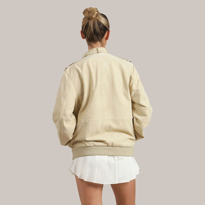 Women's Soft Suede Iconic Oversized Jacket