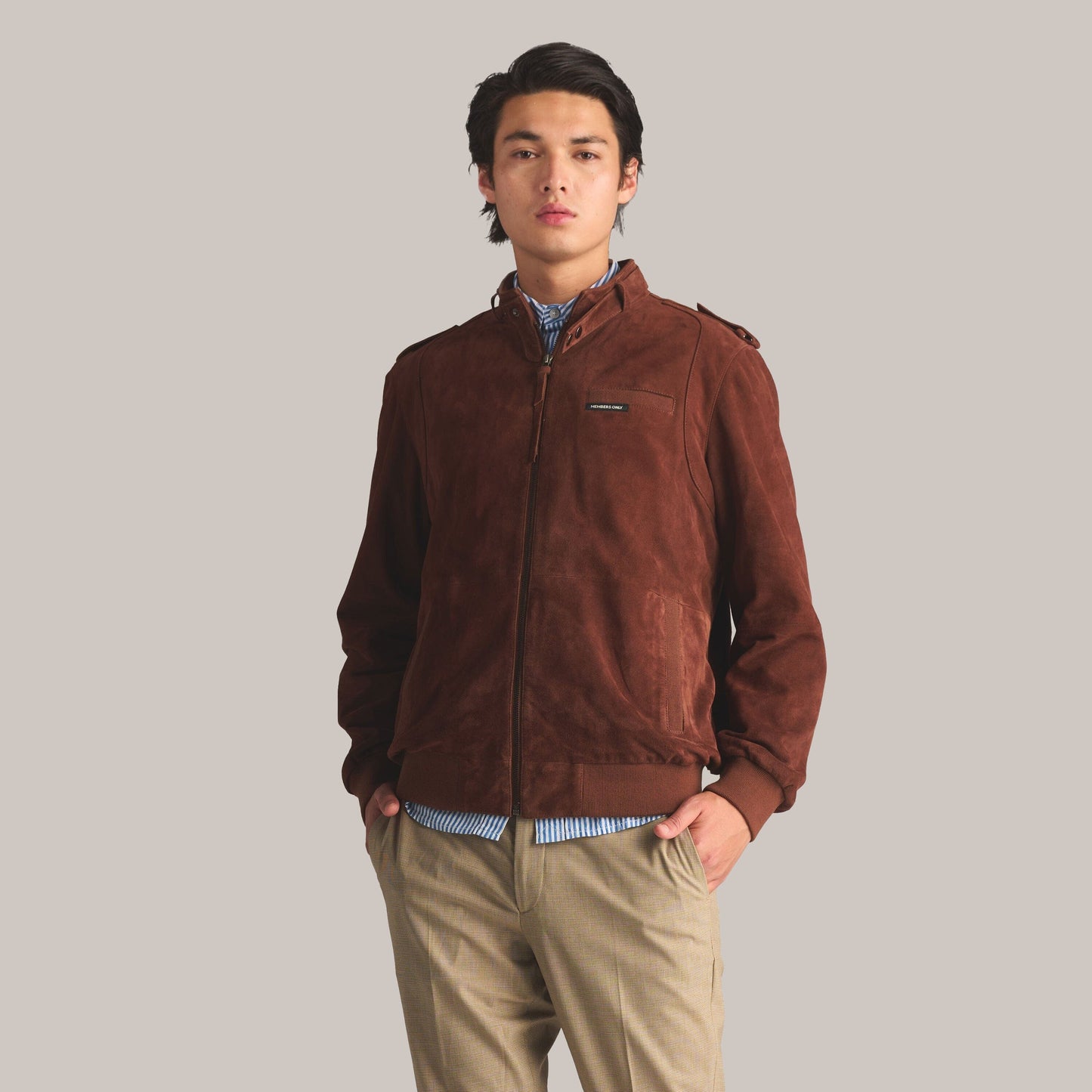 Men's Soft Suede Iconic Jacket