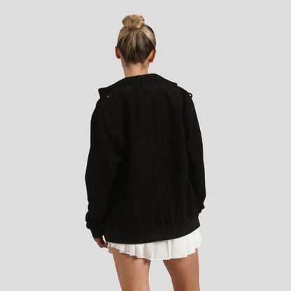 Women's Soft Suede Iconic Oversized Jacket