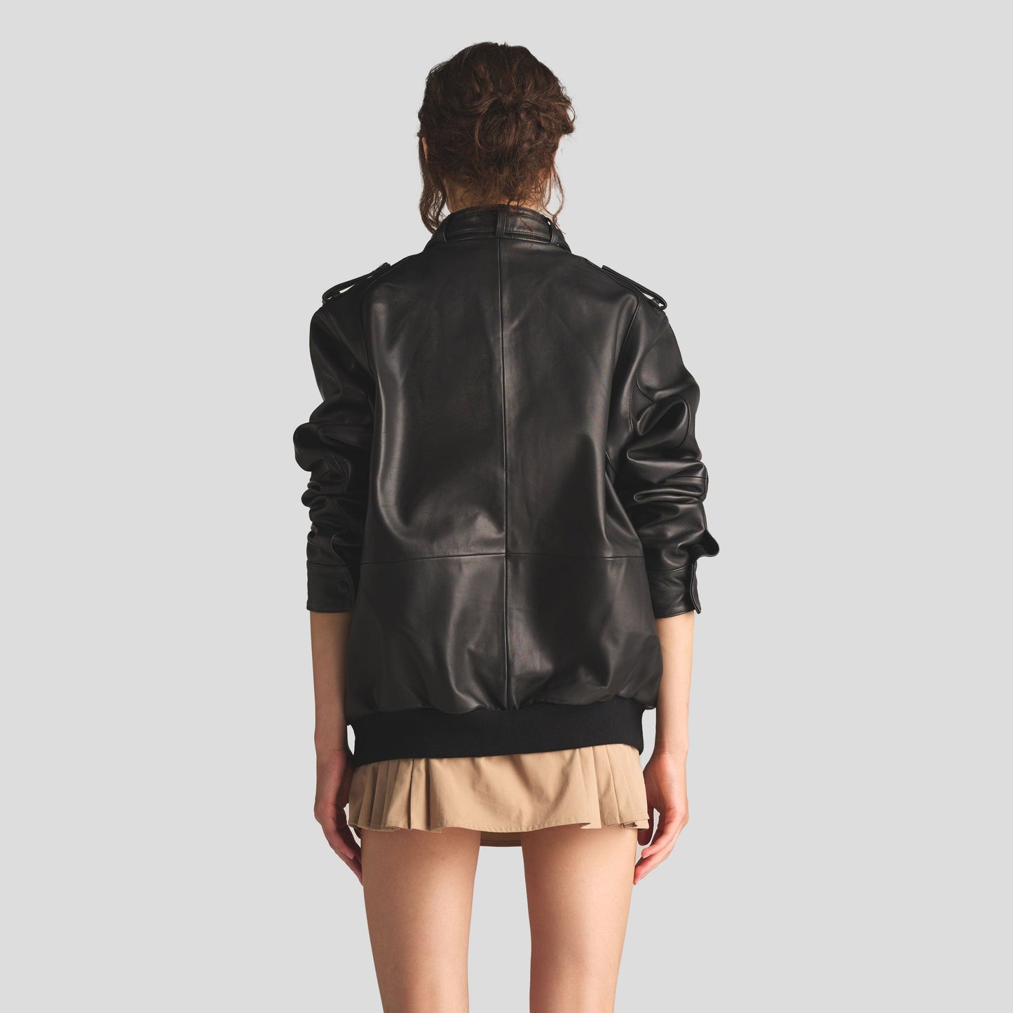 Women's Lambskin Iconic Oversized Jacket