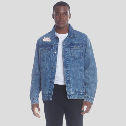 Men's Chucky Placement Nickelodeon Denim Jacket - FINAL SALE