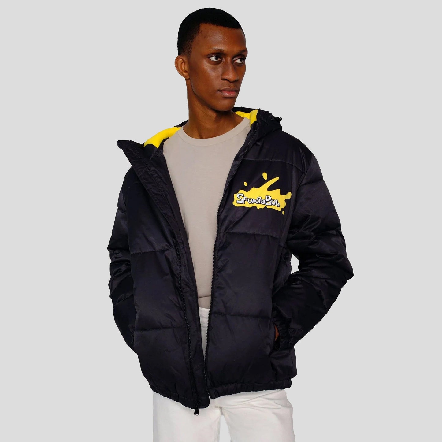 Men's Rad Spongebob Puffer Jacket - FINAL SALE