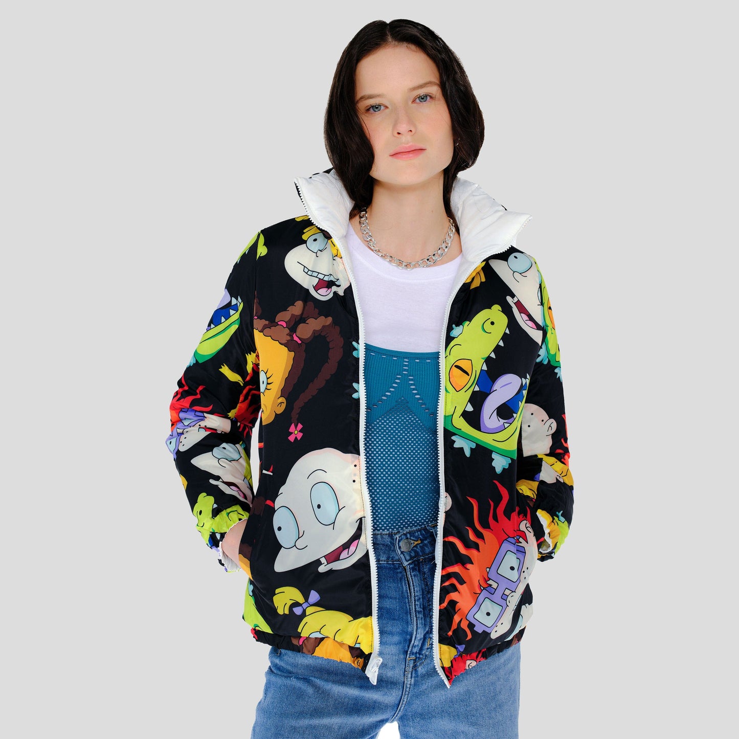 Women's Rugrats Reversible Cire Puffer Jacket - FINAL SALE