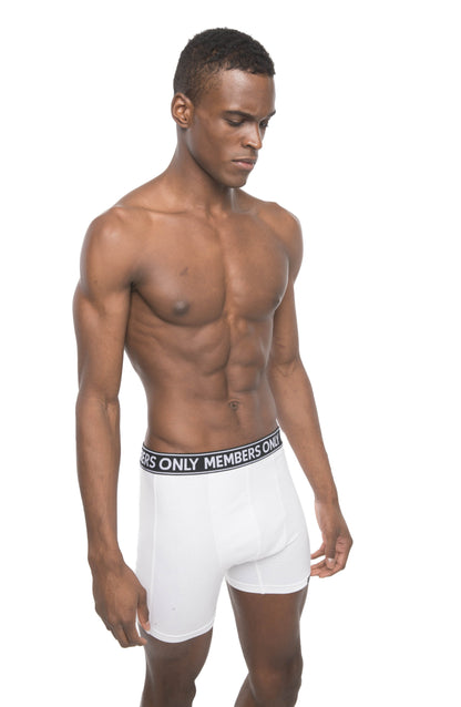 Men's 3PK Cotton Spandex Boxer Brief - Black/White/Grey - FINAL SALE