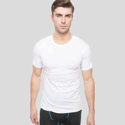 Men's 3PK Cotton Crew Neck T-Shirt - White - FINAL SALE