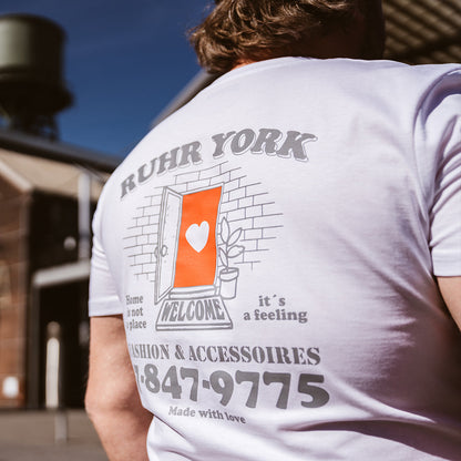 "RUHR YORK" Shirt Kerle white