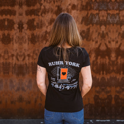 "RUHR YORK" Shirt Mädels black