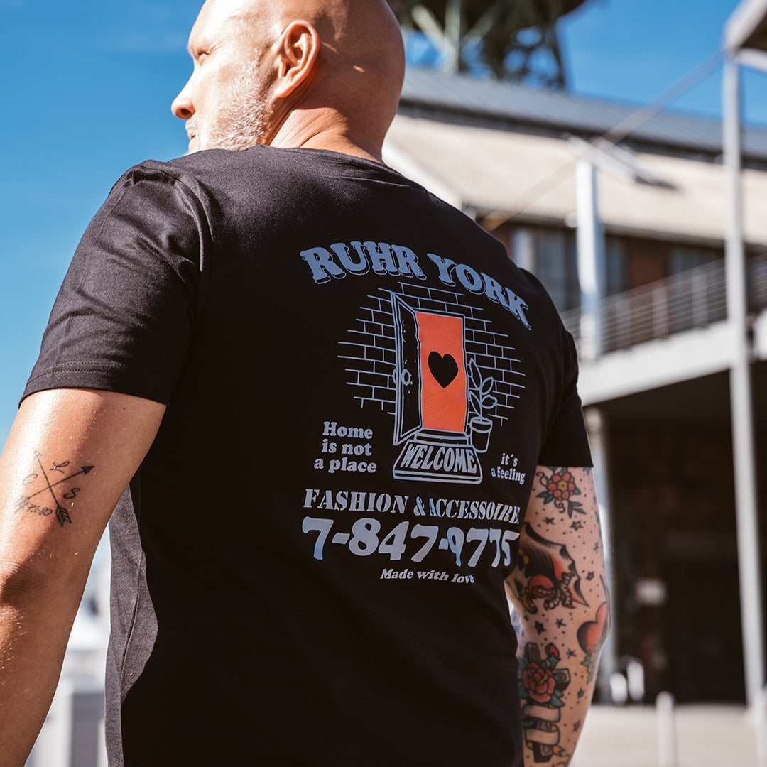 "RUHR YORK" Shirt Kerle black