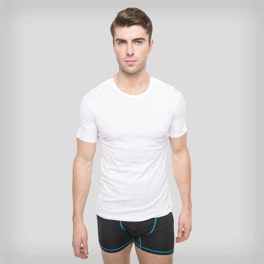 Men's 3PK Cotton Crew Neck T-Shirt - White - FINAL SALE