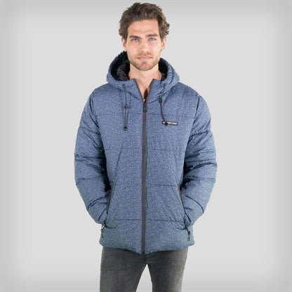 Men's Heather Print Puffer Jacket - FINAL SALE