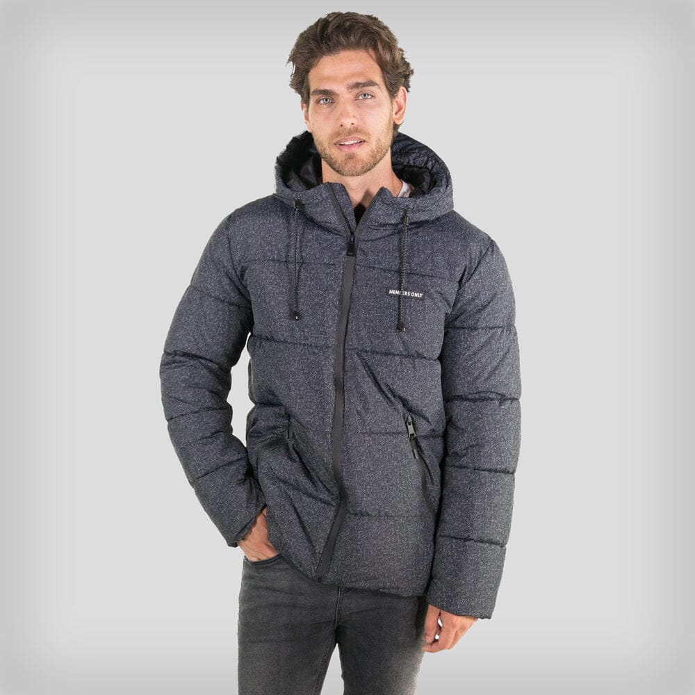 Men's Heather Print Puffer Jacket - FINAL SALE