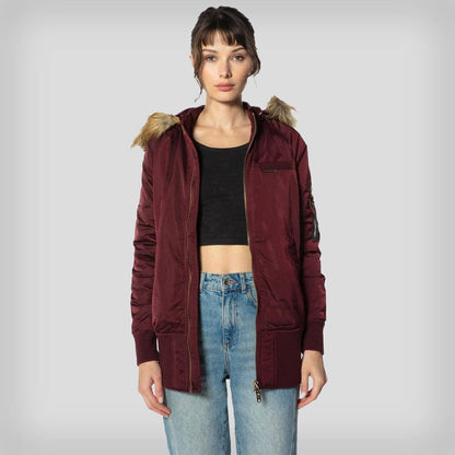 Women's Elongated Bomber Jacket - FINAL SALE