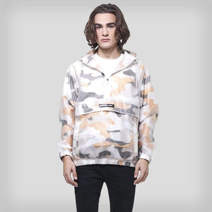 Men's Printed Camo + Translucent Layering Jacket - FINAL SALE