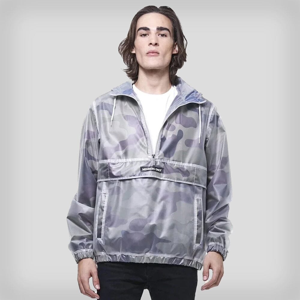 Men's Printed Camo + Translucent Layering Jacket - FINAL SALE