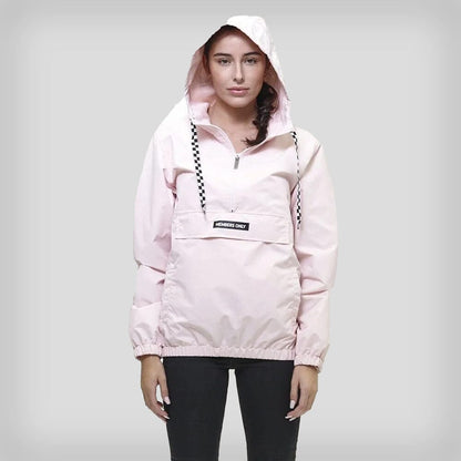 Women's Poly Taslon Pullover Jacket with hood - FINAL SALE