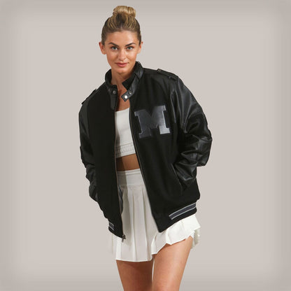 Women's Oversized Varsity Jacket