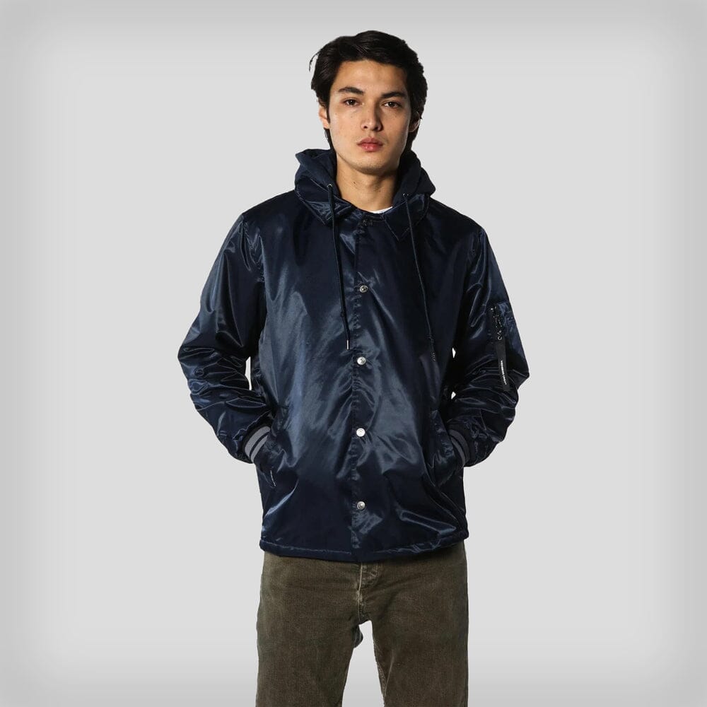 Men's Coach Jacket with Fleece Hood - FINAL SALE