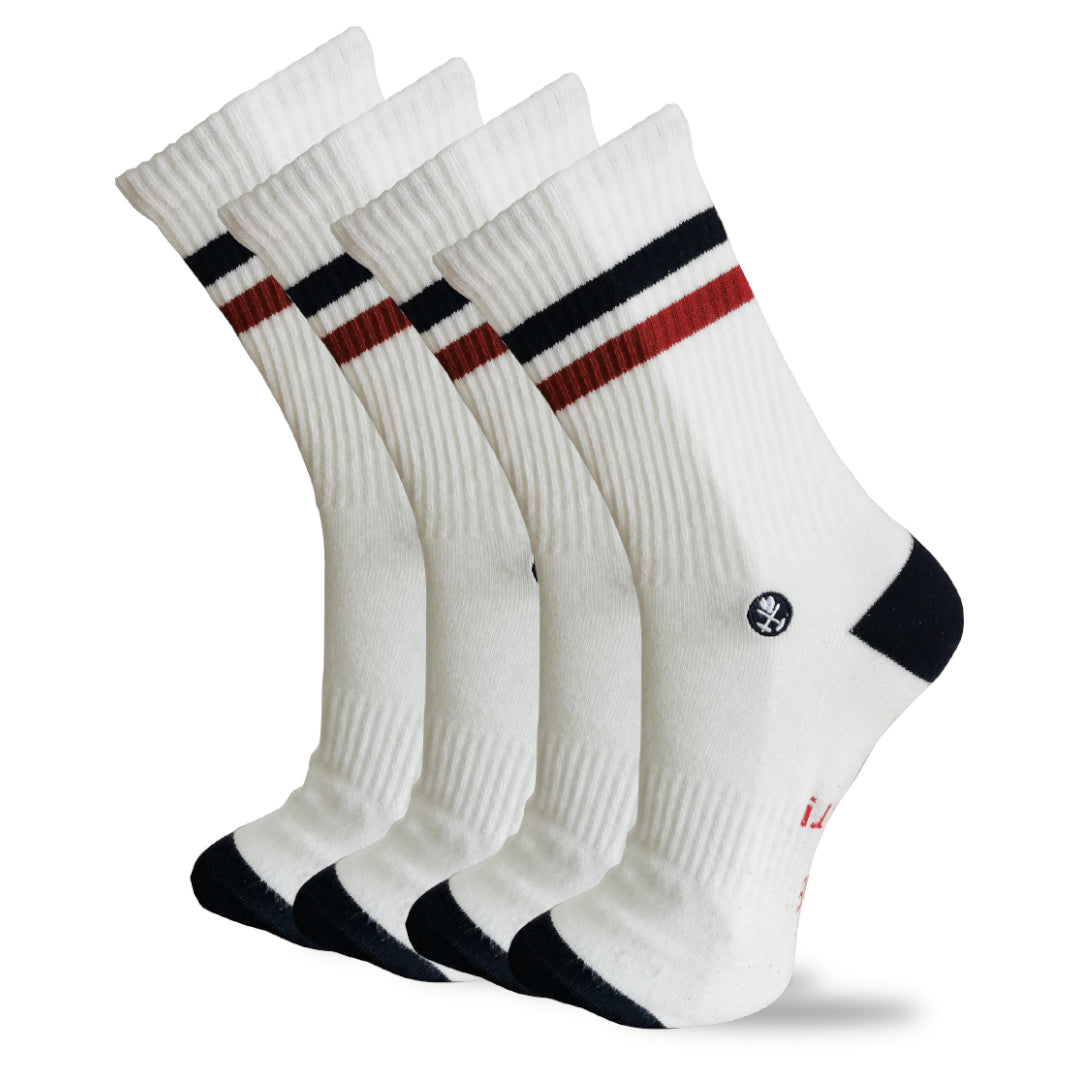 Socken "Retro" Cream Bundle (2 Paar)